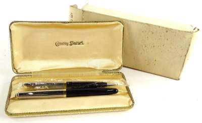 A Conway Stewart Seventy writing set, in original packaging, unopened.