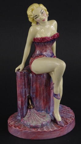 A Peggy Davies ceramic figure, modelled by Kevin Francis from the 20thC Icon series, Marilyn Monroe, No. 1463/2000, 25cm high (boxed).