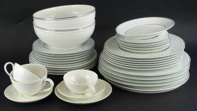 A Villeroy & Boch Palatino part dinner service, from the Chateau Collection, two similar bowls and other items.