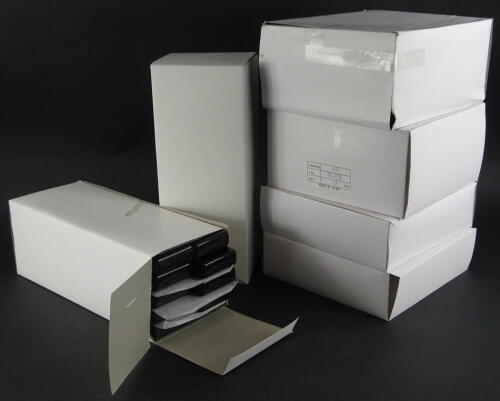 A large quantity of jewellery boxes, with original unopened packaging, mainly in black, etc.