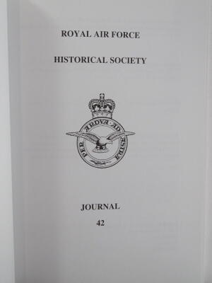 PAID £12.00 by Debit Card 17/07/20 AH - Collection to be arranged next week. An almost complete run of thirty one copies of the Journals of the Royal Air Force Historical Society, first issue number 31, last issue number 55. - 2