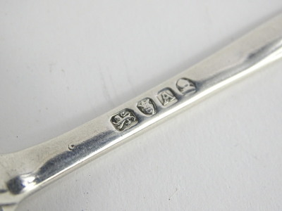 A George III silver marrow scoop, of plain form, London 1796, 1½oz. - 2