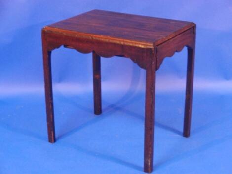 A George III mahogany table