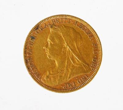 A Victorian gold full sovereign, dated 1894. - 2