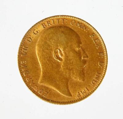 An Edwardian gold full sovereign, dated 1910. - 2