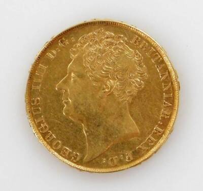 A George IV gold double sovereign, or two pound, 1823. - 2