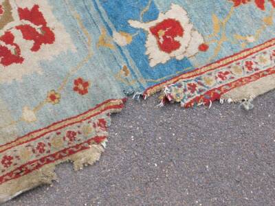 A fine and large antique rug or carpet, possibly Ziegler, 886cm x 348cm. - 4