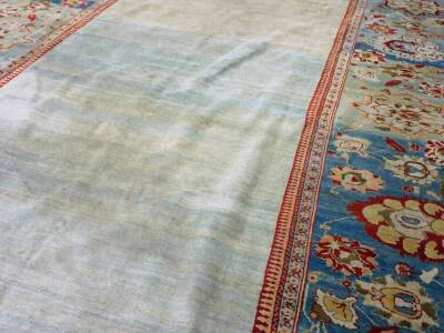 A fine and large antique rug or carpet, possibly Ziegler, 886cm x 348cm. - 6