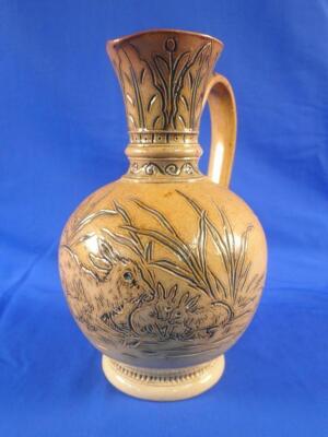 A Doulton Lambeth Hannah Barlow stoneware jug