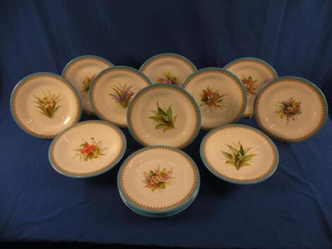 A Royal Worcester part dessert service