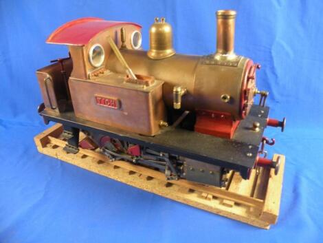 A Reeves "Titch" 0-4-0 tank locomotive