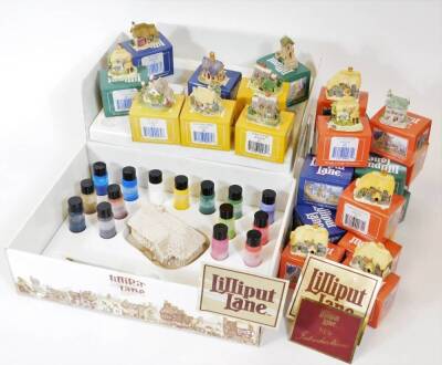 A large quantity of Lilliput Lane related items, to include boxed mugs, various ephemera, magazines, etc. (5 boxes) - 8