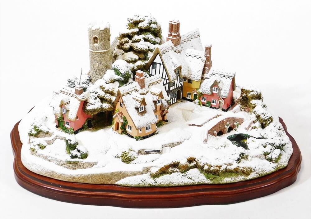 A Lilliput Lane group, Saxham St. Edmunds. (boxed)