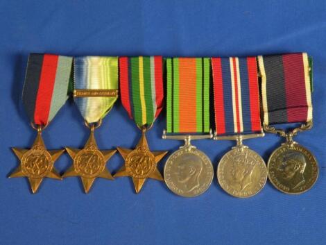 A group of medals awarded to Flight Sargent F G Andrews of the RAF to include