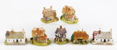 Various Lilliput Lane groups, to include Finching Fields, another, Ploughman's Cottage, etc. (7, boxed with some paperwork) - 2