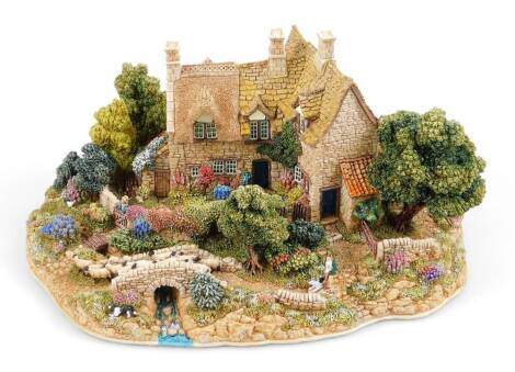 A Lilliput Lane group, Pastures New L2142. (boxed with some paperwork)