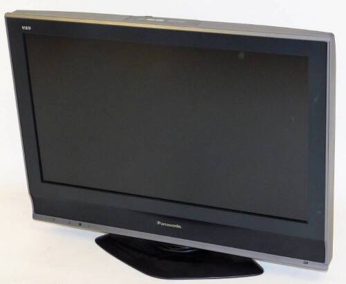 A Panasonic Viera 32 inch television, DV3 TX-3TLMD70A with wire.