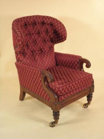 A Minter's patent reclining armchair