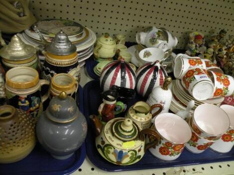 A large quantity of mainly ornaments to include Devon Mottoware