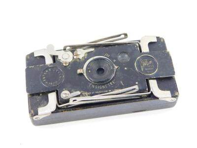 A Houghtons Ensignette folding camera. - 2