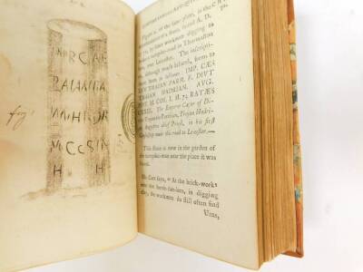 Throsby (John). The Memoirs of The Town and County of Leicester, with map and numerous plates, published 1777, rebound with half leather and marbled boards, with gilt tooled spines, Ex Libris Drusilla Armitage. - 8