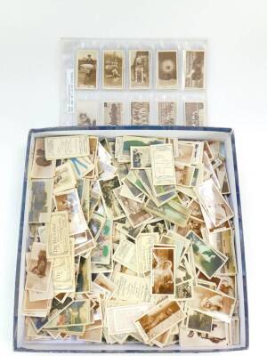 Millhoff & Company De Reszke cigarette cards, mostly part sets and singles, including real photographs, second and fifth series, together with Cavender's Camera Studies, Westminster Tobacco Co British Royal & Ancient Buildings, etc.