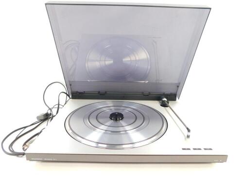 A Bang & Olufsen gramophone, B O Gram RX2.