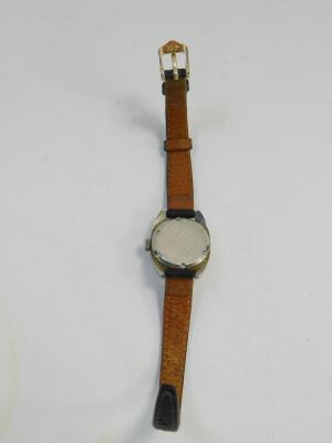 A Tissot Seastar lady's stainless steel cased wristwatch, on a leather strap. - 3