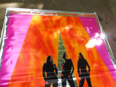 A Charlie's Angels film banner, 214cm x 289cm. - 2