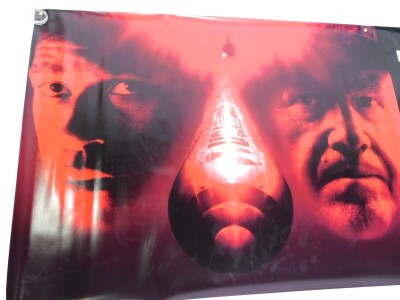 An advertising film banner for Crimson Tide, Coming Soon Starring Denzil Washington and Gene Hackman, 306cm x 118cm. - 2