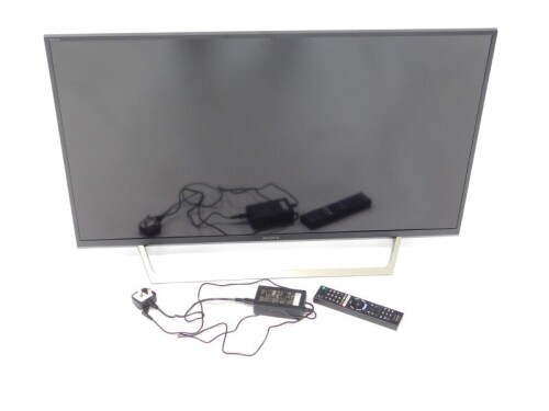 A Sony Bravia 40 inch coloured television, Model no. KDL-40WE663, with remote.