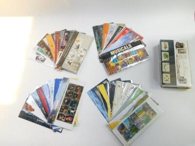 Philately. EII mint commemorative packs, various denominations. (quantity)