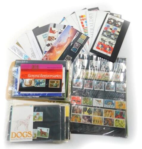 Philately. EII mint commemoratives and definitives, pre and post decimalisation, some reproduction stamps, etc. (quantity)