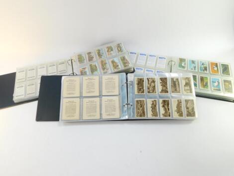 Cigarette cards, chiefly sets, some part sets, including John Player From Plantation to Smoker, Gems of British Scenery, Wills's First Aid, Race Horses and Jockeys 1938, Public Schools, Senior Service British Railways, de Reske England Historic and Pictur