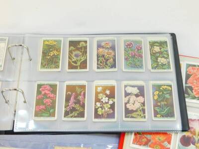 Cigarette cards, large scale, sets and part sets, including Wills's Famous British Authors, Butterflies and Moths, Garden Flowers, and The King's Art Treasures, silk cigarette cards including Flags of The British Empire, and Carreras Alice In Wonderland p - 4