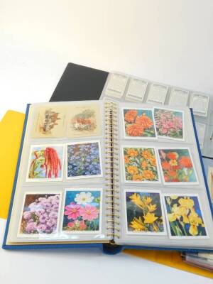 Cigarette cards, large scale, sets and part sets, including Wills's Famous British Authors, Butterflies and Moths, Garden Flowers, and The King's Art Treasures, silk cigarette cards including Flags of The British Empire, and Carreras Alice In Wonderland p - 5