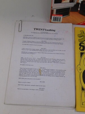 Superkaylo Comic No 1, created and signed by Charlie Brooker.,  a script of Twenty Nothing by Charlie Brooker., and an addition of TVGoHome. (3) - 2