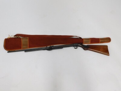 A BSA Standard air rifle, c1920s, .22 calibre, serial no S8634, cased.