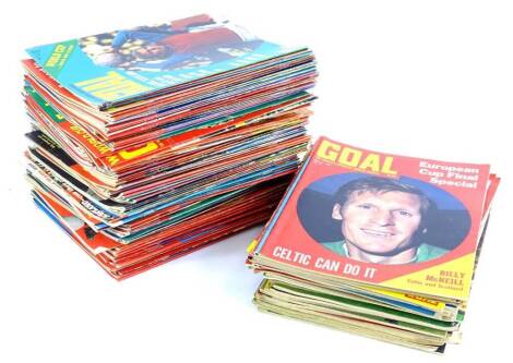 Various copies of Goal football magazine, from the 1960's and early 70's etc., (approx 119 copies).