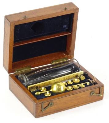 A Dring and Fage Sike's Hydrometer, in a mahogany case.