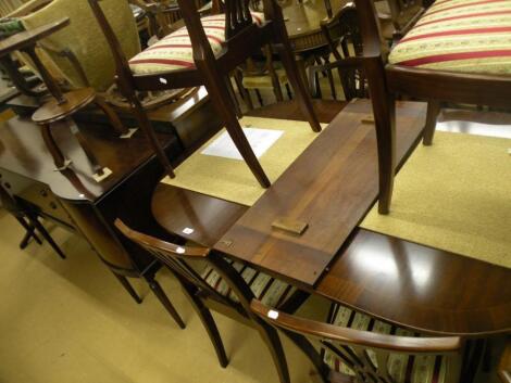 An oak refectory type table