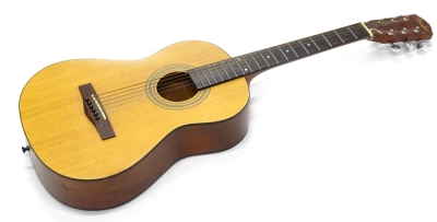 A Fender acoustic guitar, 96cm high.