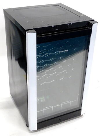 A Samsung wine chiller or fridge, 51cm wide.