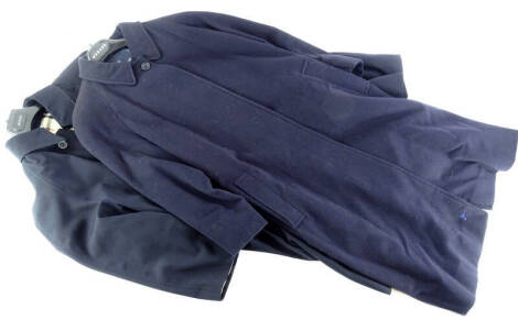 A ladies Burberry mac, in blue, and an Aquascutum coat, (2).