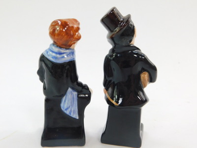 Two Royal Doulton Dickens figures, comprising Tiny Tim and Trotty Veck. - 2