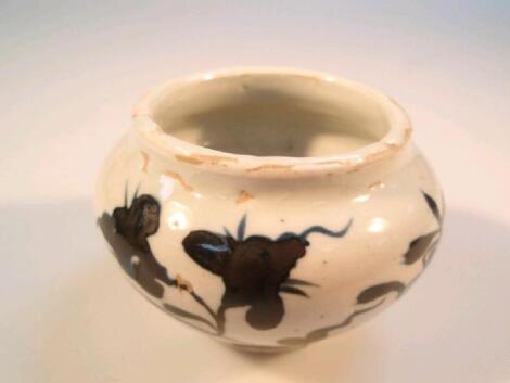 A Chinese Ming Dynasty small ovoid bowl