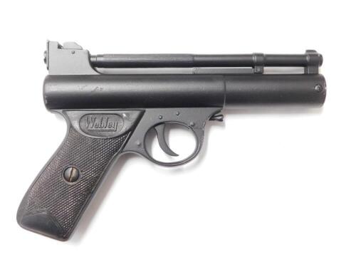 A Webley Mk I air pistol.