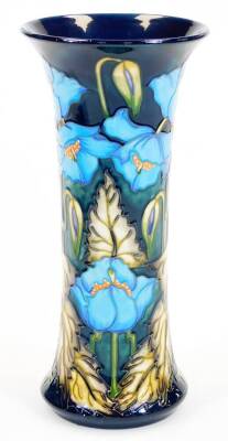 A Moorcroft pottery Blue Rhapsody vase, by Philip Gibson, marked beneath, 6cm high. (boxed) - 2
