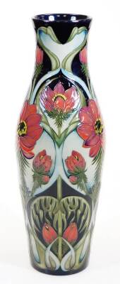 A large Moorcroft pottery vase, by Vicky Lovatt, limited edition no. 38/100, 43cm high. (boxed) - 2