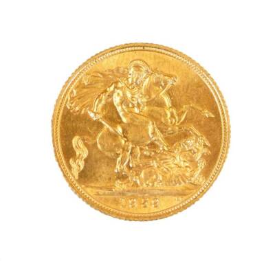 An Elizabeth II gold full sovereign, 1959.